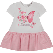 Monennalisa baby flickor klänning rosa