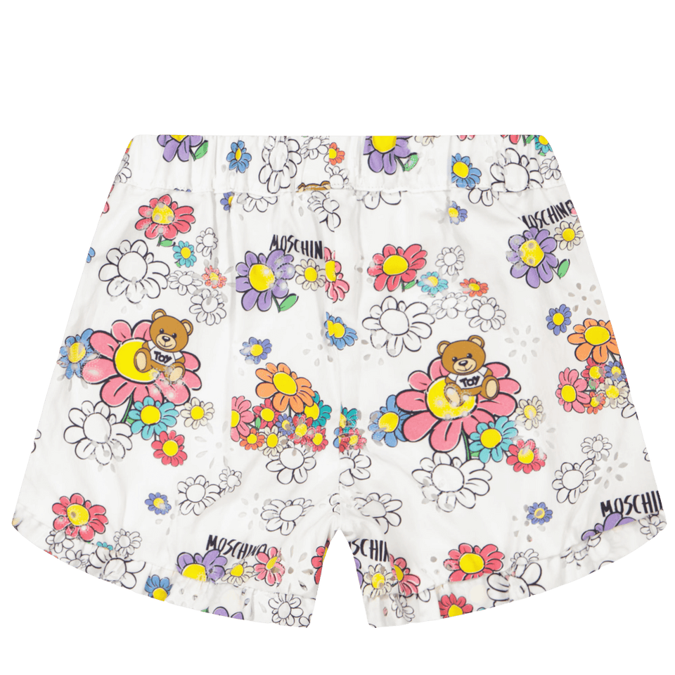 Moschino Baby Meisjes Shorts Wit