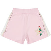 Monnisa Children's Girls Shorts Light Pink