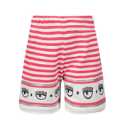 Chiara ferragni baby flickor shorts fuchsia