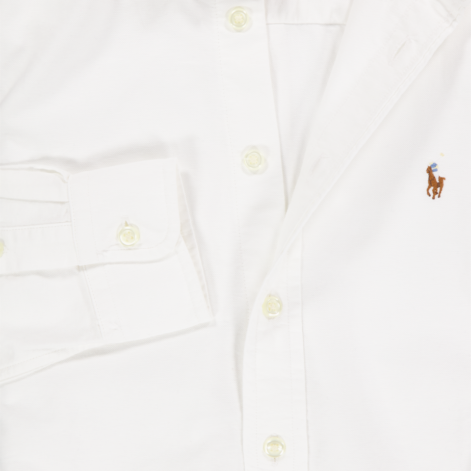 Ralph Lauren Enfants Garçons Chemisier Blanc