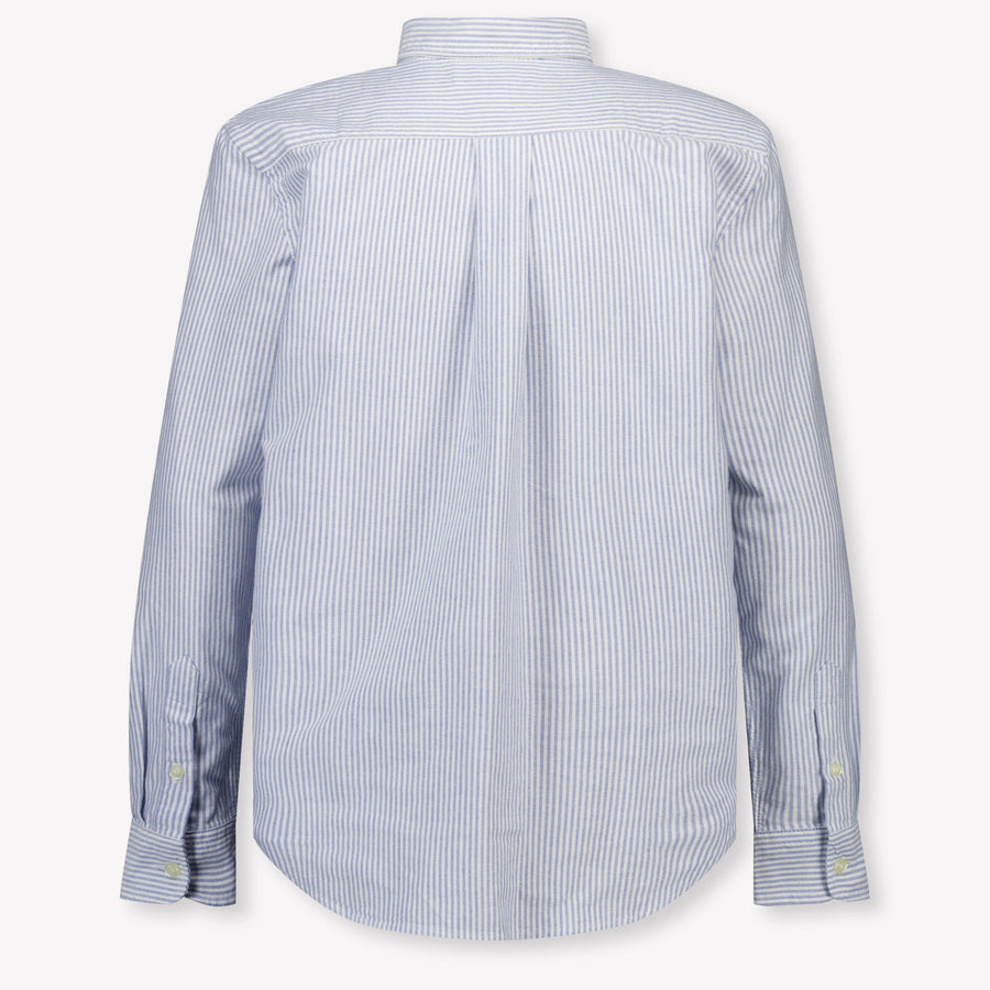 Ralph Lauren Kids Boys Blouse In Light Blue