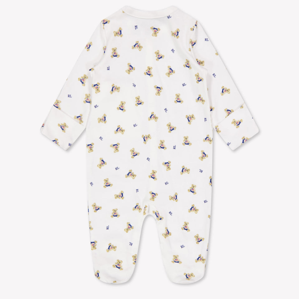 Ralph Lauren bebe Chicos Mono corto en Blanco