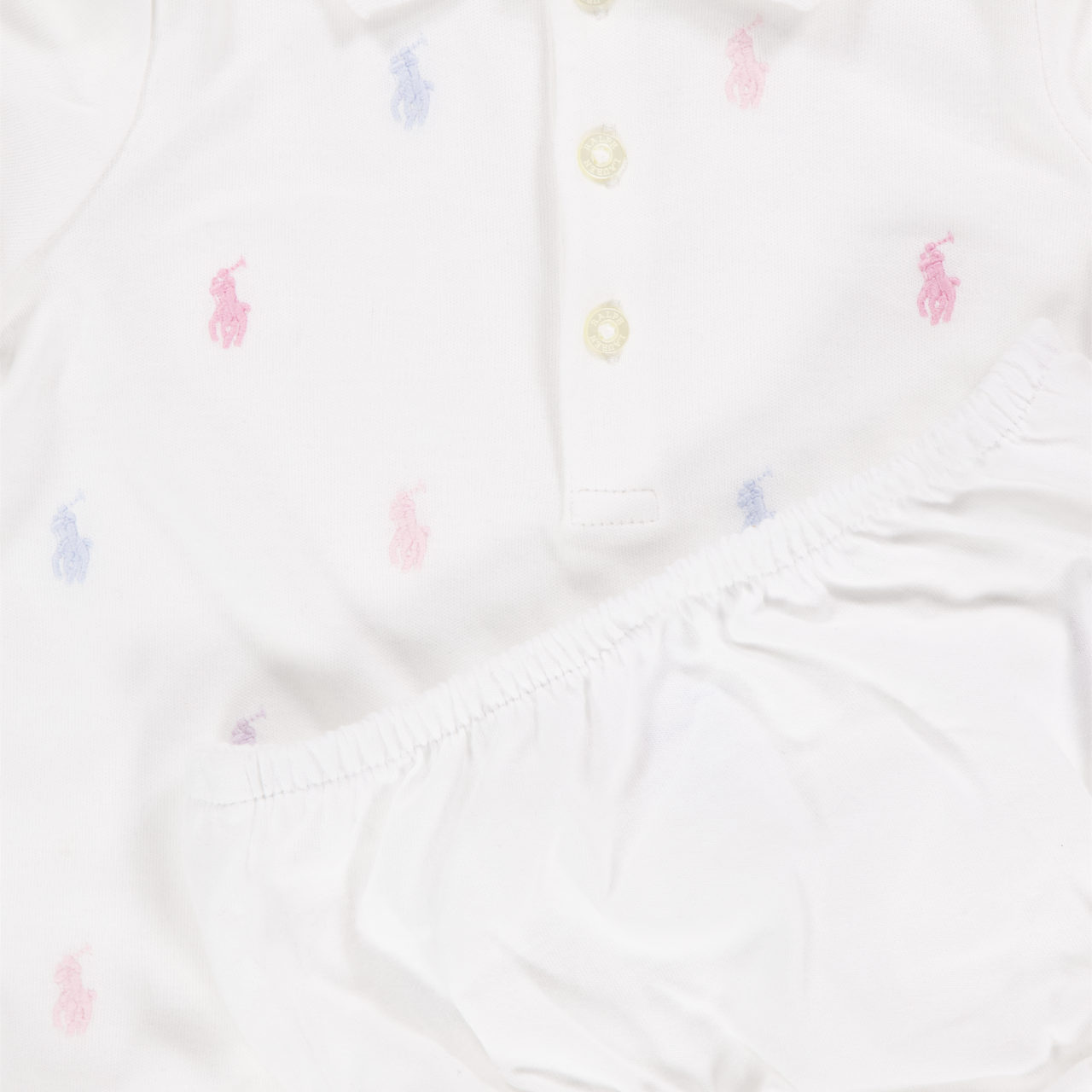 Ralph Lauren bebe Chicas Vístete Blanco