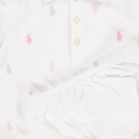 Ralph Lauren bebe Chicas Vístete Blanco