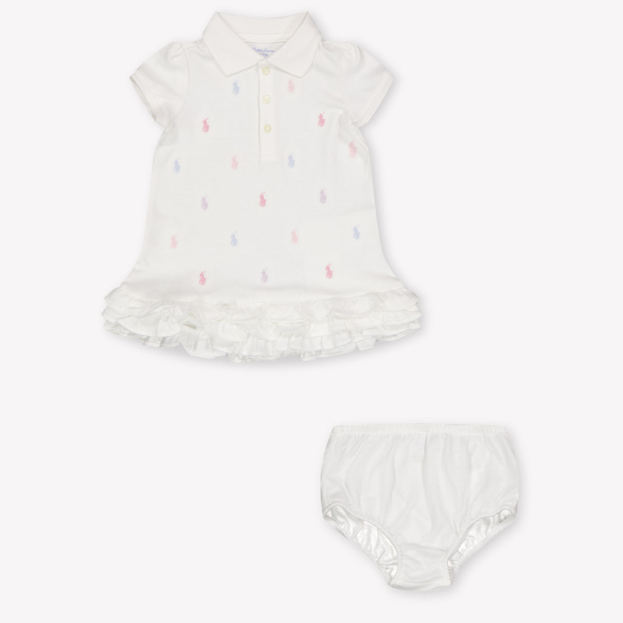 Ralph Lauren bebe Chicas Vístete Blanco