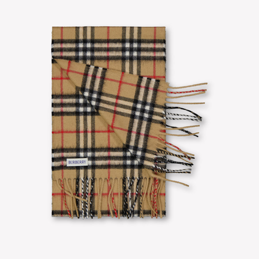 Burberry Cash Kinder Unisex-Schals In Beige