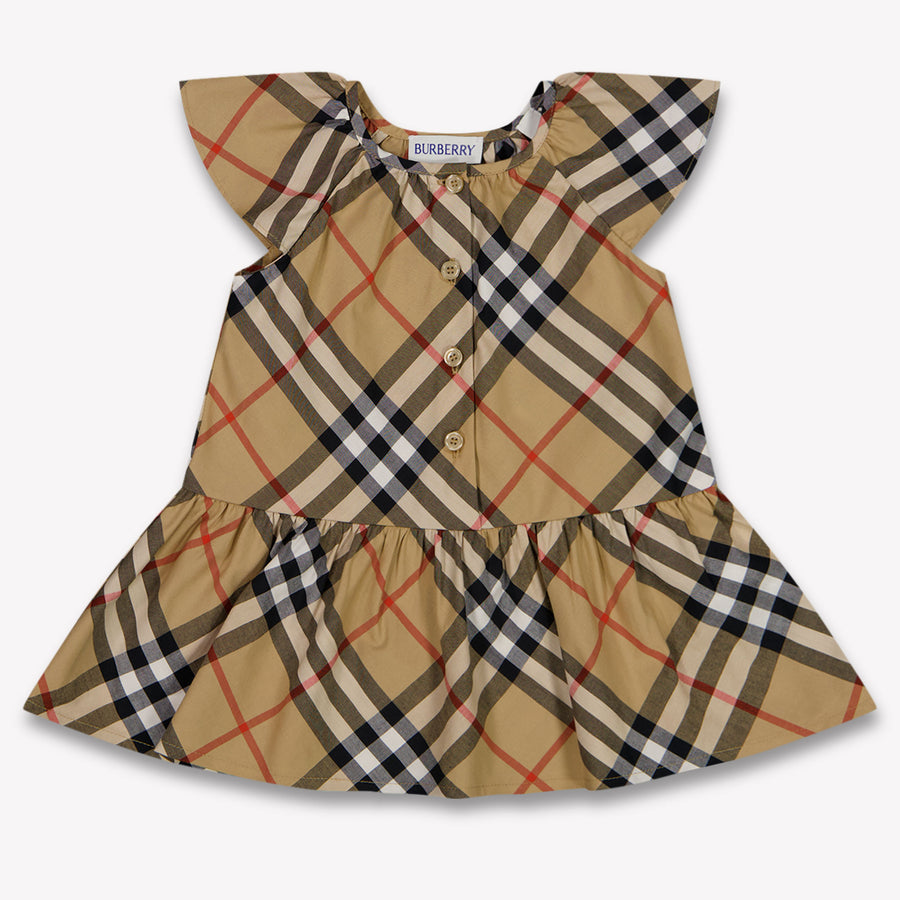 Burberry Talley Baby Meisjes Jurk In Beige