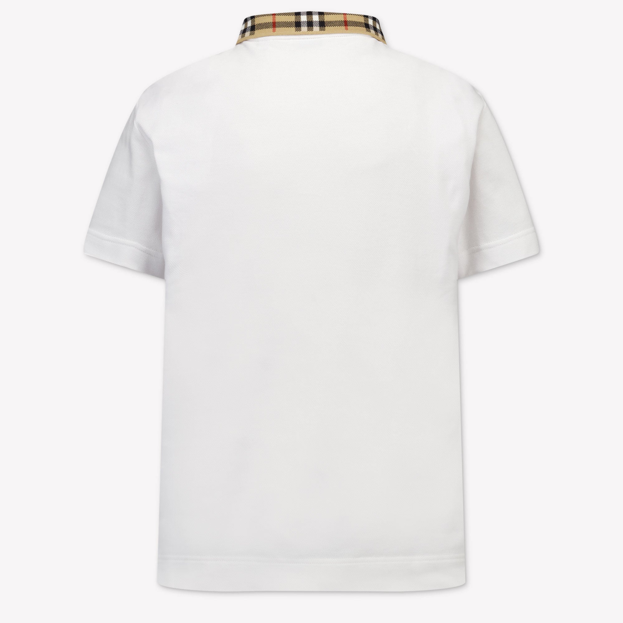 Burberry Johanne Kinder Ragazzi Polo In Bianco