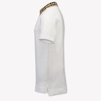 Burberry Johane Kinder Garçons Polo En Blanc