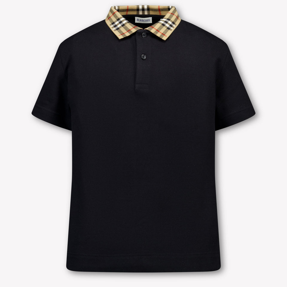 Burberry Johane Kinder Jongens Polo In Zwart
