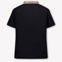 Burberry Johane Kinder Jongens Polo In Zwart