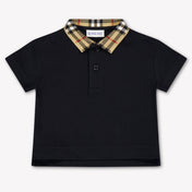 Burberry Johane Bébé Garçons Polo En Noir