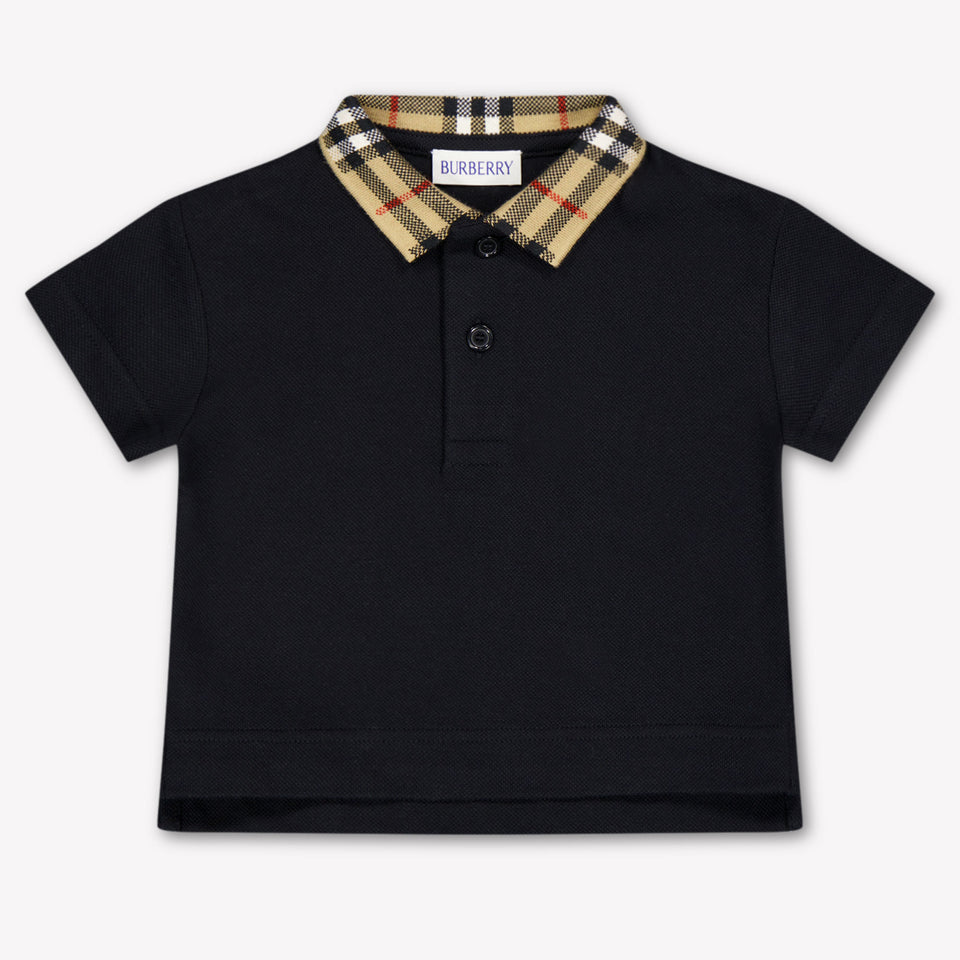 Burberry Johane Bébé Garçons Polo En Noir