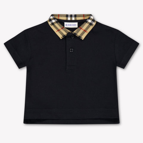 Burberry Johane Baby Ragazzi Polo In Nero