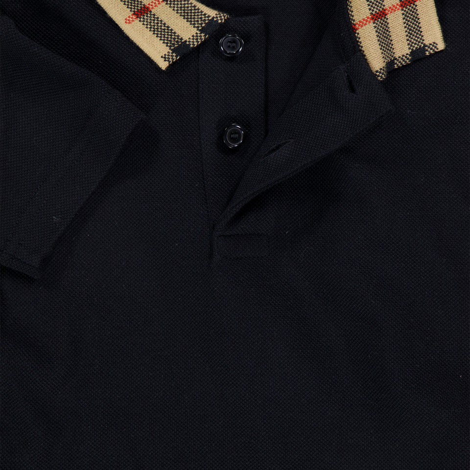 Burberry Johane Bébé Garçons Polo En Noir