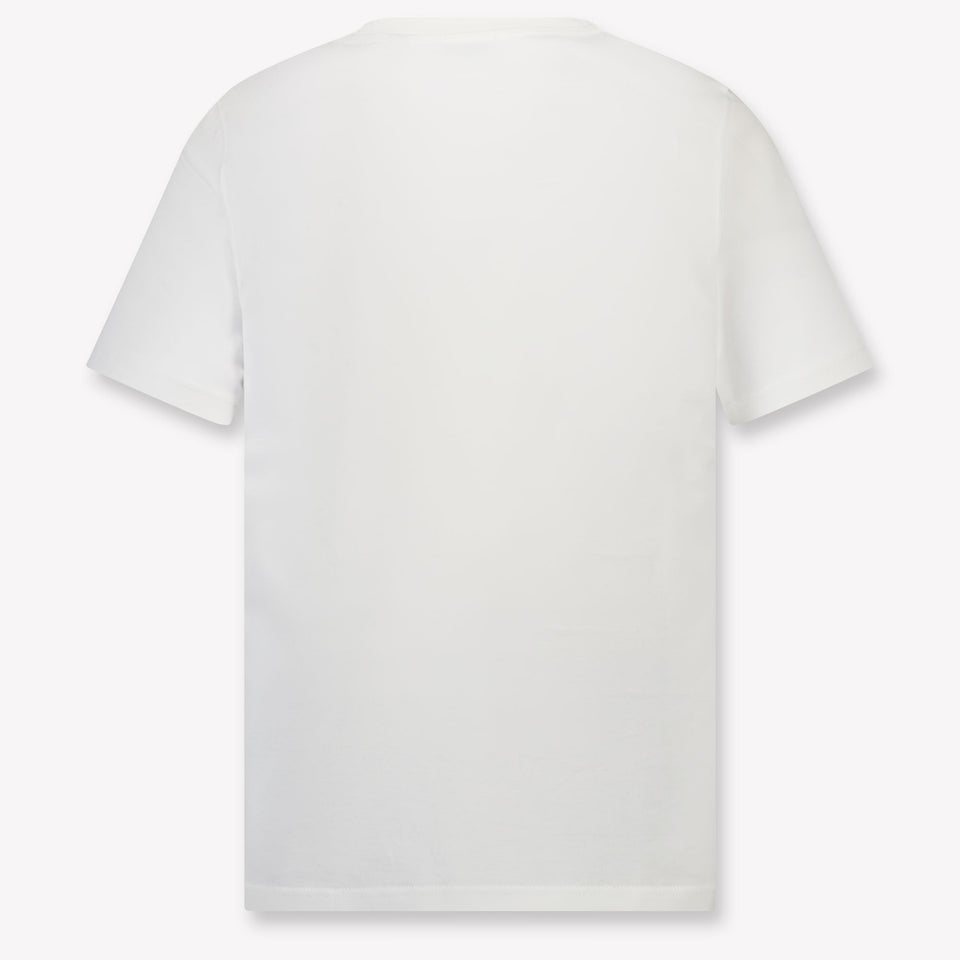 Burberry CedarTeddy Kinder Jungen T-Shirt In Grauweiß