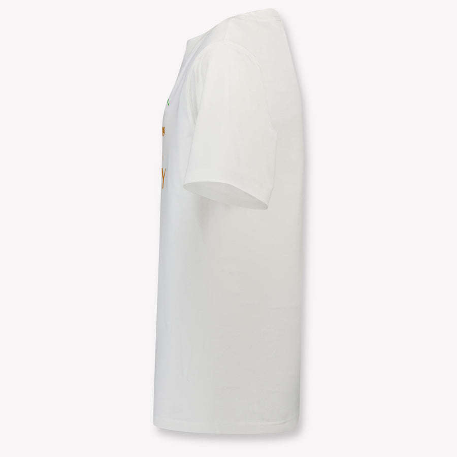 Burberry Cedar Kinder Jongens T-Shirt In Off White