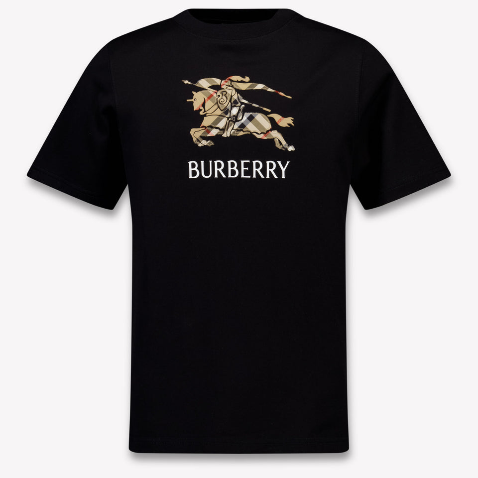 Burberry Zeder Kinder Jungen T-Shirt In Schwarz