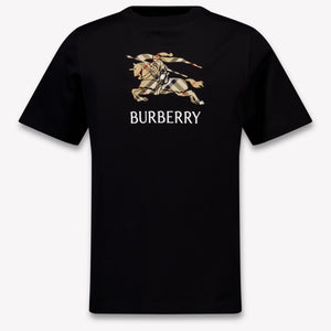 Burberry Cèdre Kinder Garçons T-shirt dans Noir
