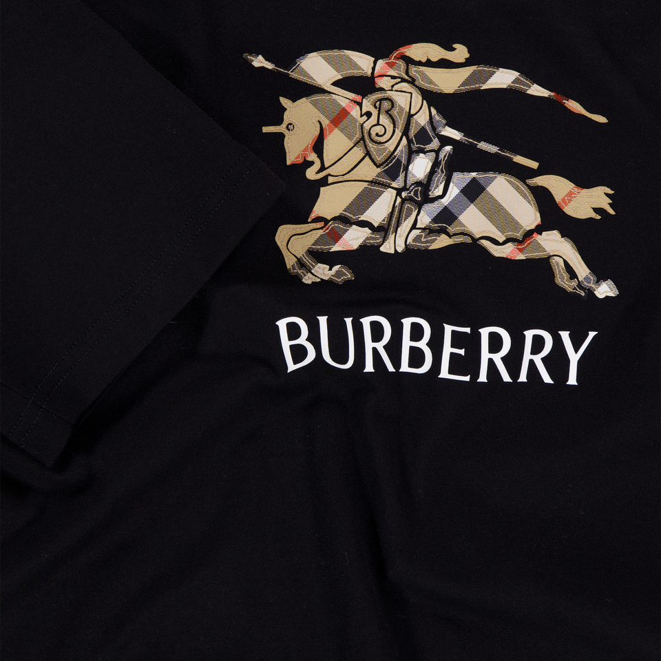 Burberry Zeder Kinder Jungen T-Shirt In Schwarz