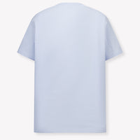 Burberry Cedar Stamp Kinder Jongens T-Shirt In Licht Blauw