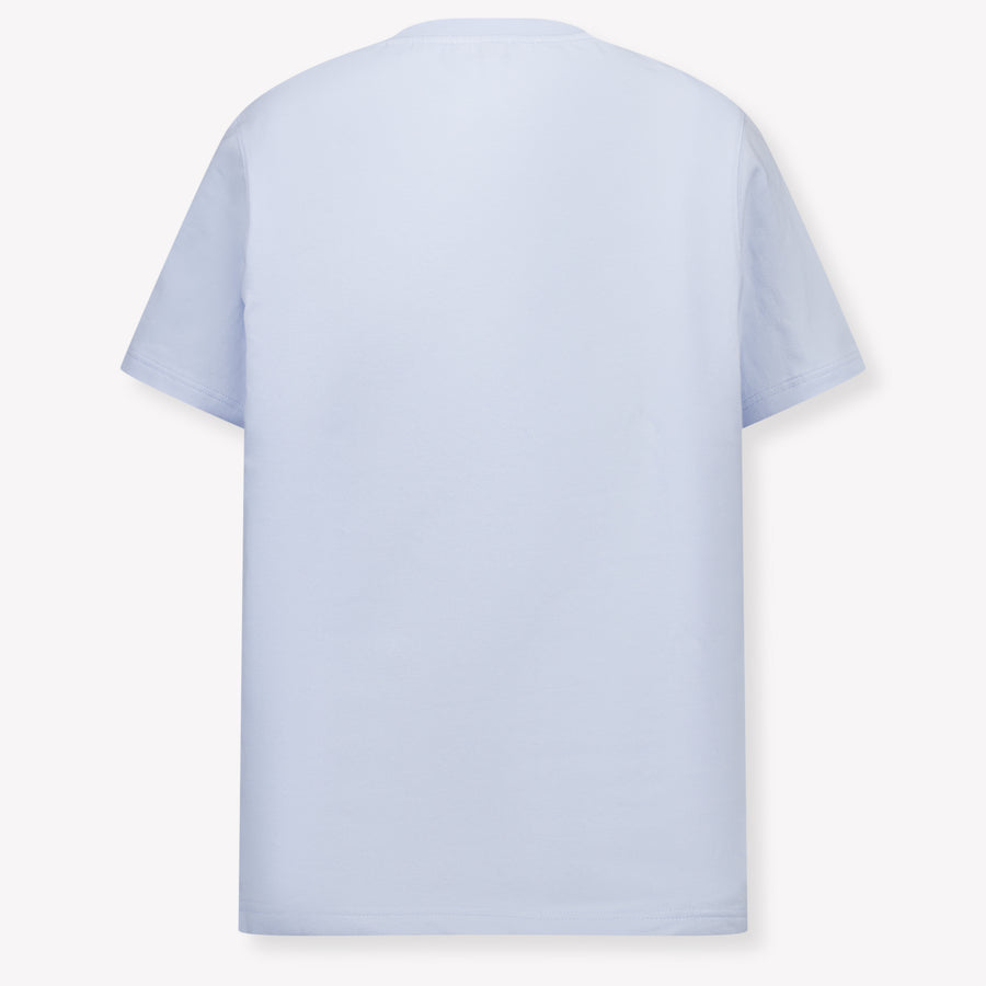 Burberry Cedar Stamp Kinder Jongens T-Shirt In Licht Blauw