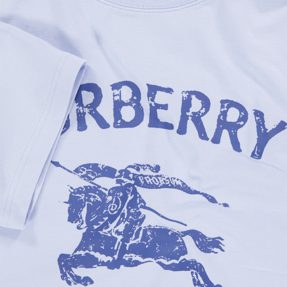 Burberry Bambini con timbro di cedro Ragazzi Maglietta dentro Azzurro