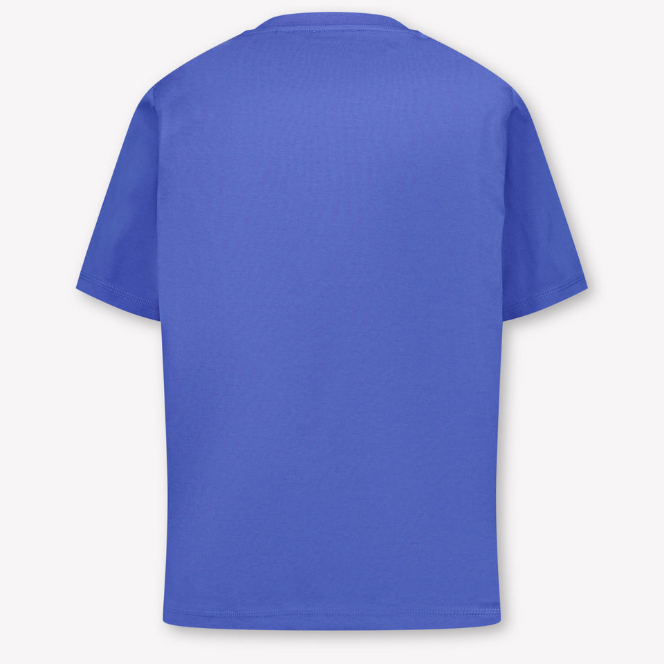 Burberry Enfants à carreaux de cèdre Garçons T-shirt dans Bleu Cobalt