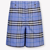 Burberry Oscar Kinder Ragazzi Pantaloncini dentro Azzurro