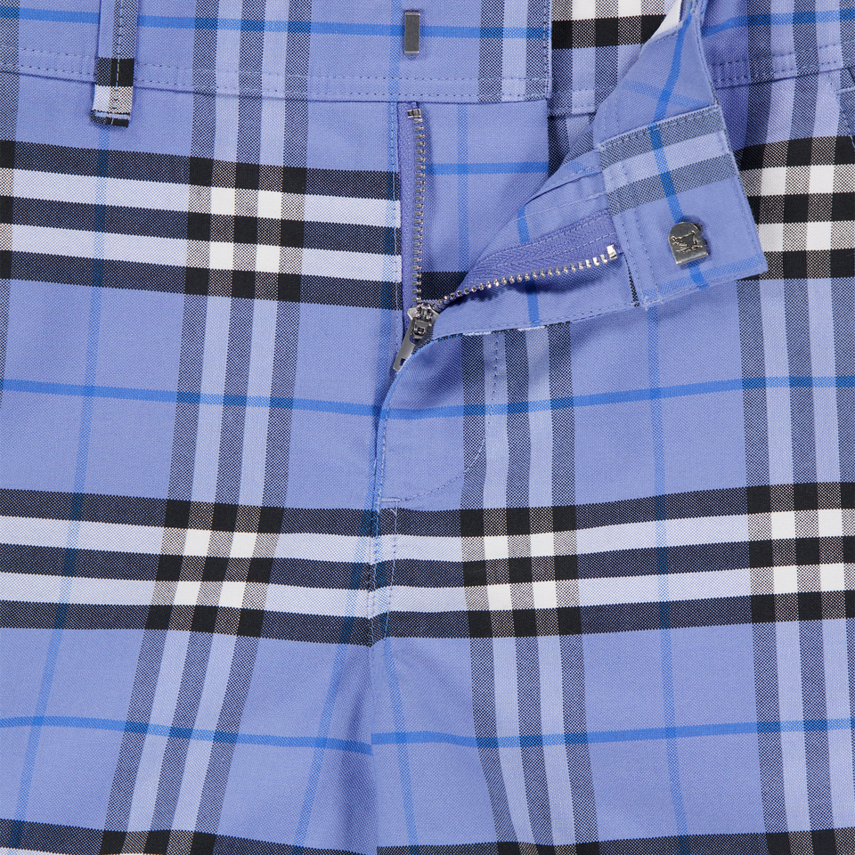 Burberry Oscar Kinder Ragazzi Pantaloncini dentro Azzurro