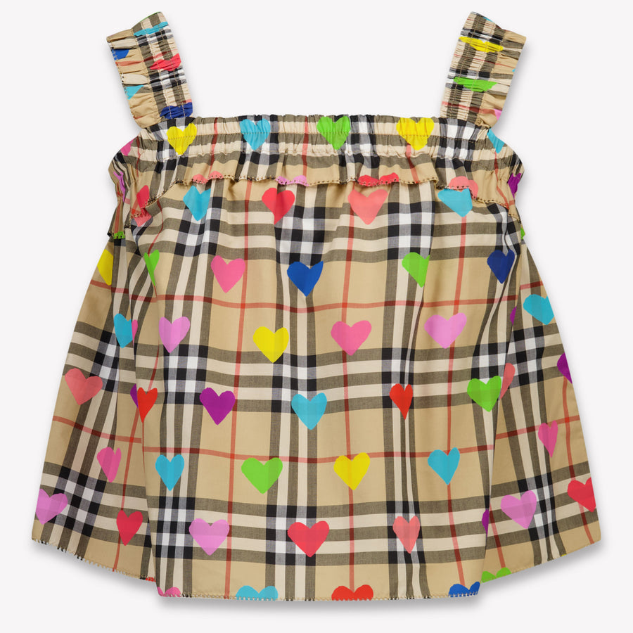 Burberry Gabi Kinder Meisjes T-Shirt In Beige