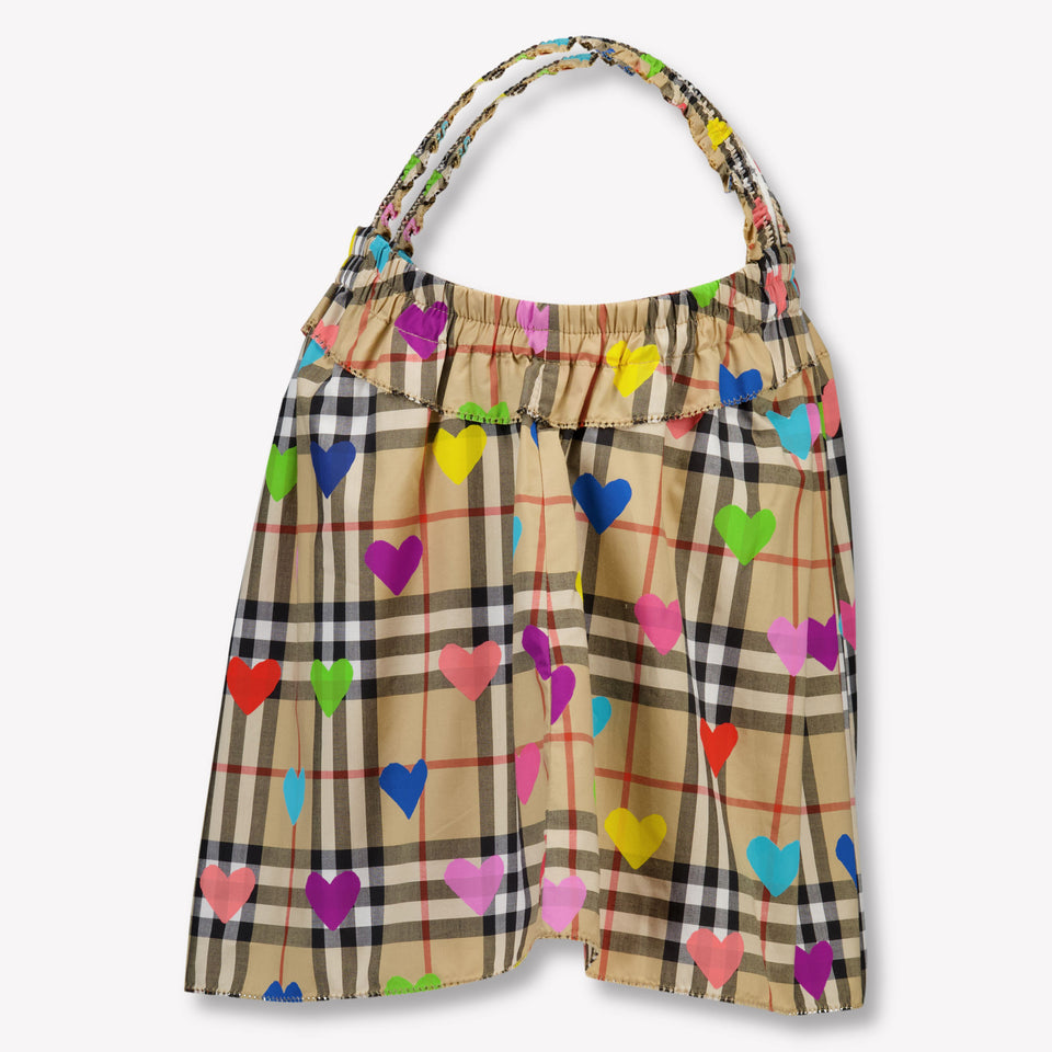 Burberry Gabi Kinder Ragazze Maglietta dentro Beige