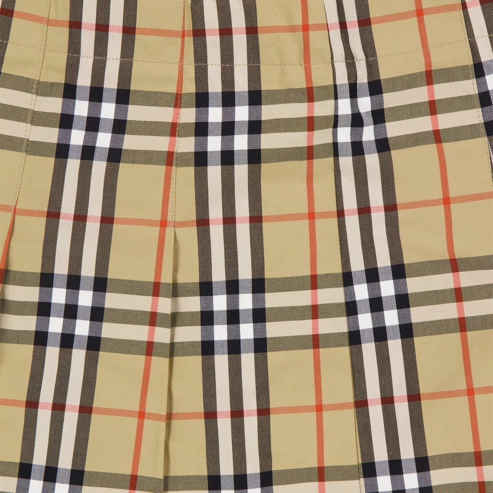 Burberry Gabrielle Kinder Filles Jupe en Beige