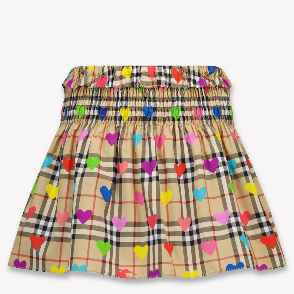 Burberry Ama Kinder Chicas Falda adentro Beige