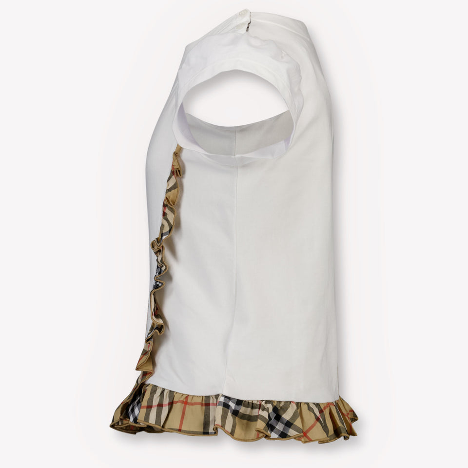 Burberry Roxy Kinder Meisjes T-Shirt In Wit