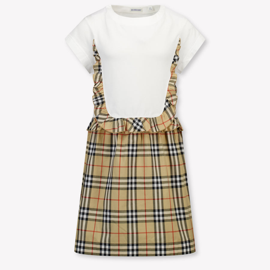 Burberry Rhonda Kinder Meisjes Jurk In Wit