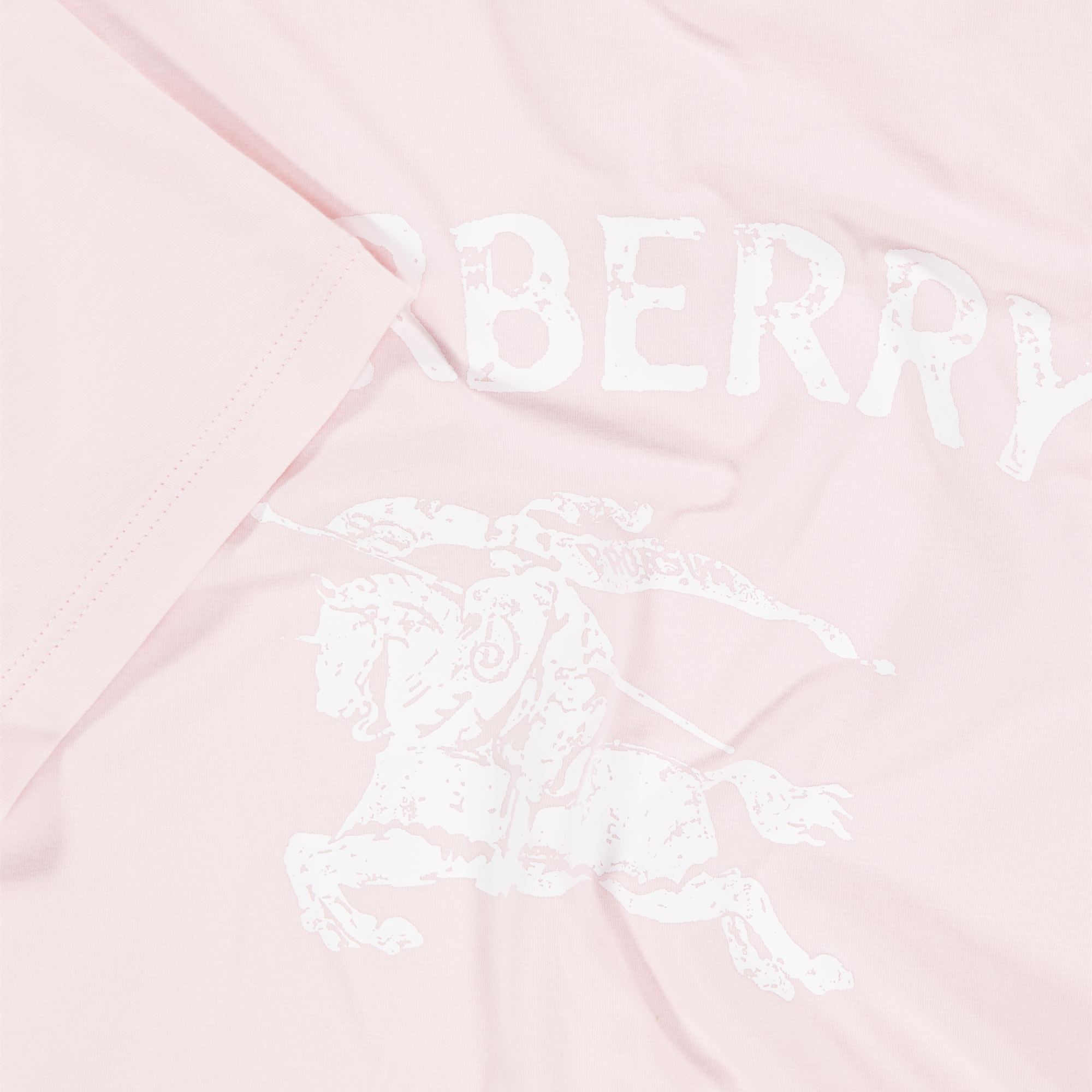 Burberry Bambini con timbro di cedro Ragazze Maglietta dentro Rosa Chiaro