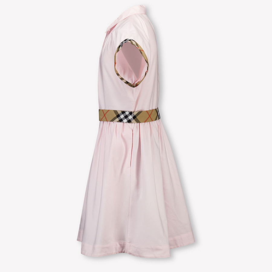 Burberry Juiliet Kinder Meisjes Jurk In Licht Roze