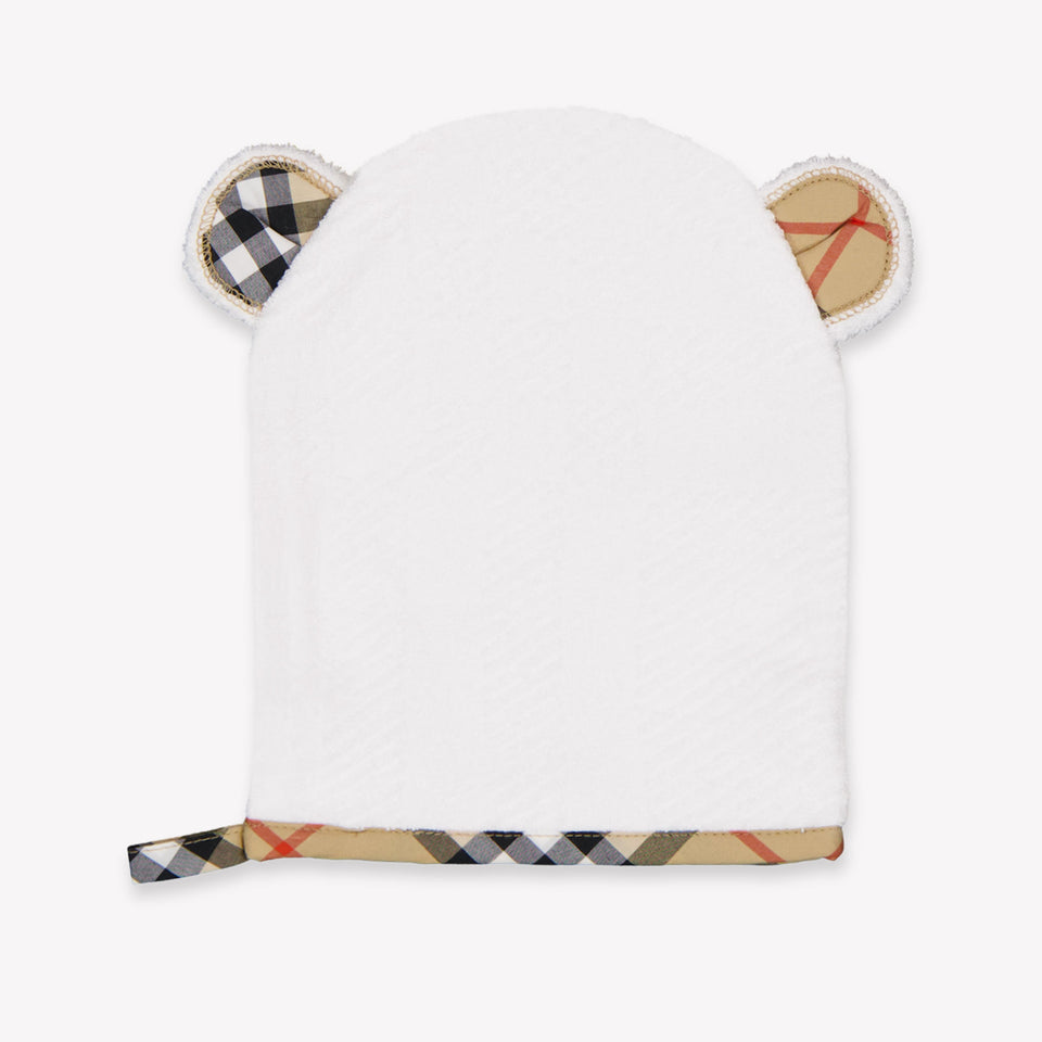 Burberry Bear Towelo Baby Unisex Accessory In White