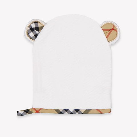 Burberry Bear Towelo Baby Unisex Accessory In White