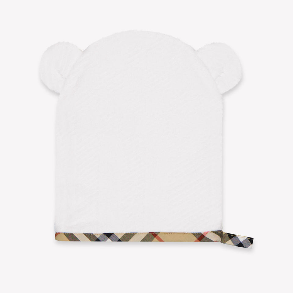 Burberry Bear Towelo Baby Unisex Accessory In White