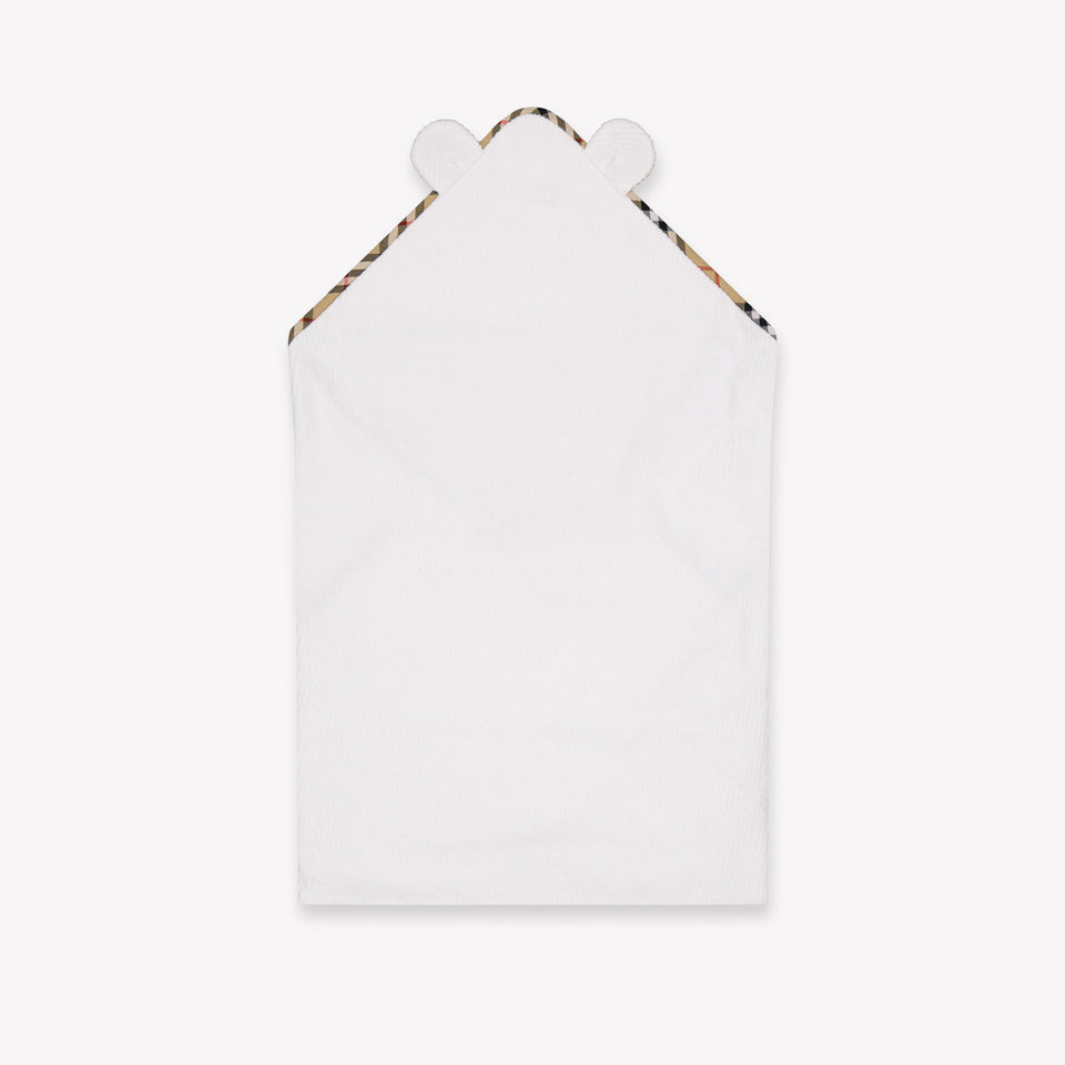 Burberry Bear Towelo Baby Unisex Accessory In White