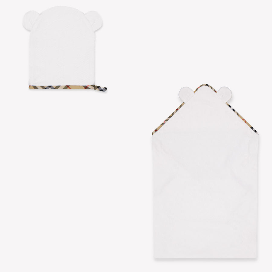 Burberry Orsetto Asciugamano Baby Unisex Accessorio dentro Bianco
