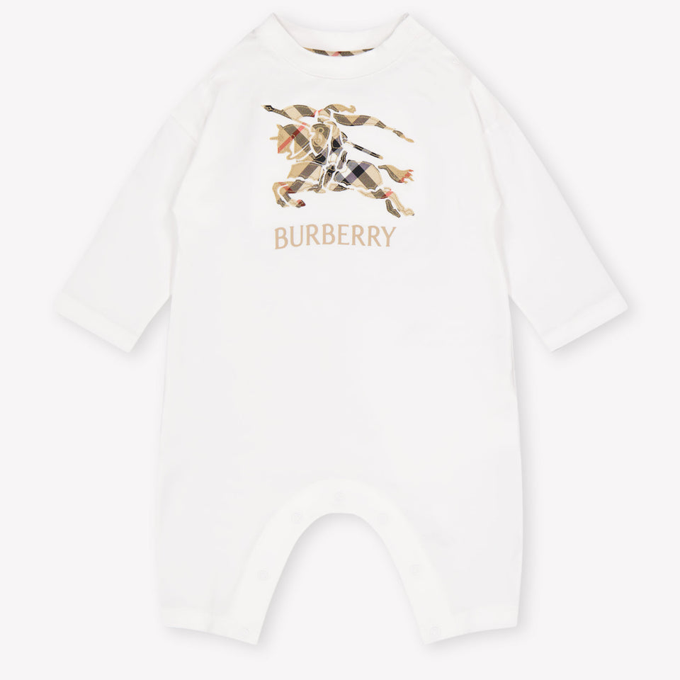 Burberry Jonson Baby Ragazzi Tutina dentro Bianco