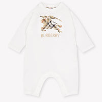Burberry Jonson bébé Garçons Combishort dans Blanc