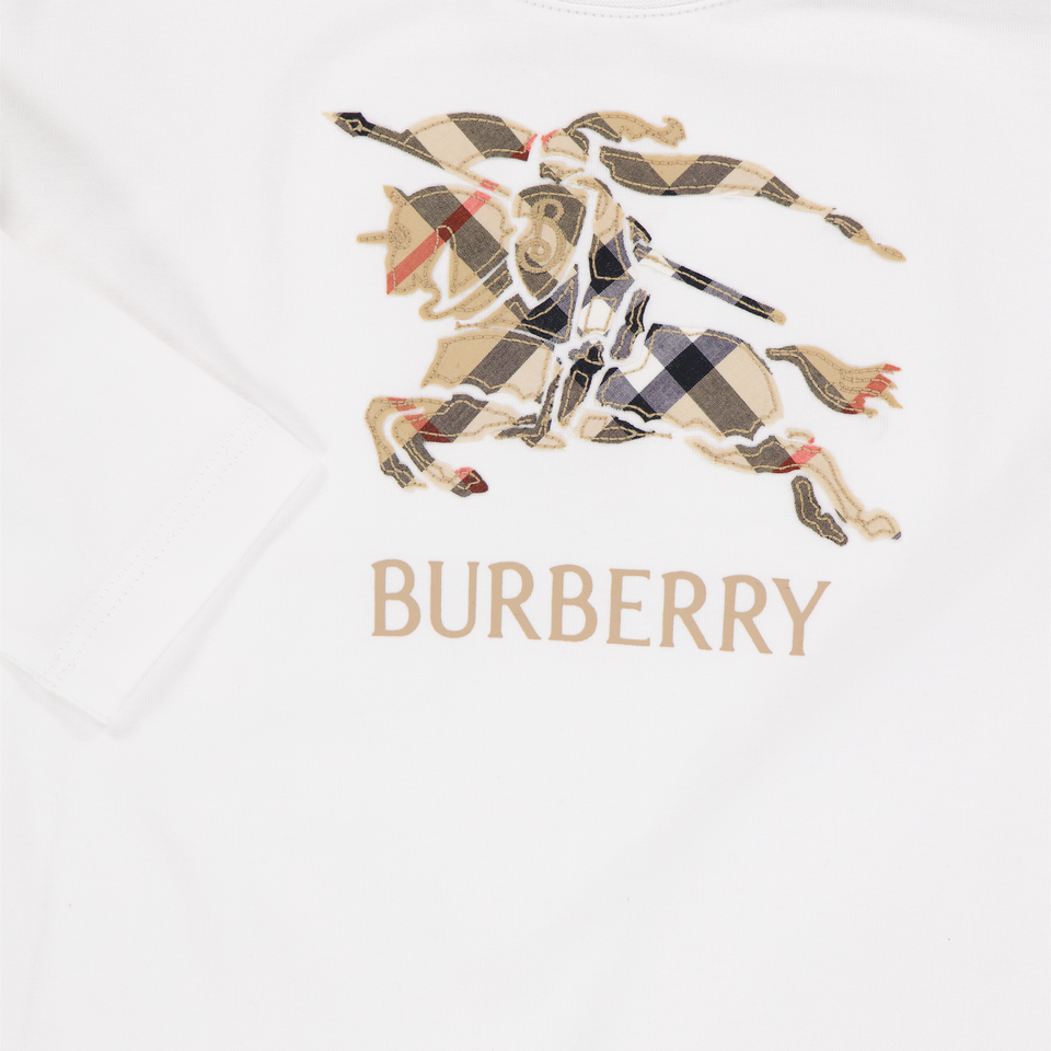 Burberry Jonson Baby Ragazzi Tutina dentro Bianco