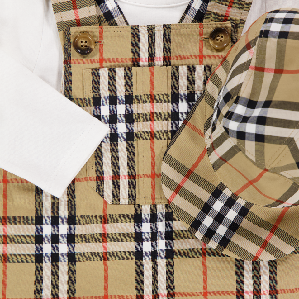 Burberry bebe darwin Chicos Establecer en Beige