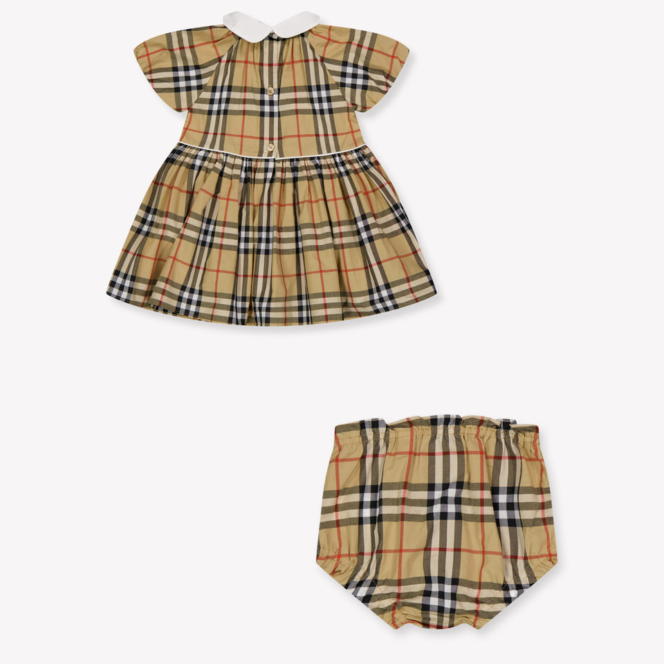 Burberry Aria Baby Ragazze Vestirsi Beige