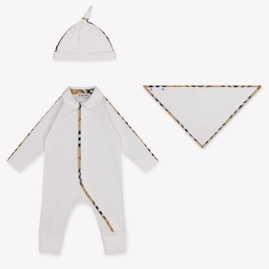 Burberry Hamilton bébé Unisexe Combishort dans Blanc